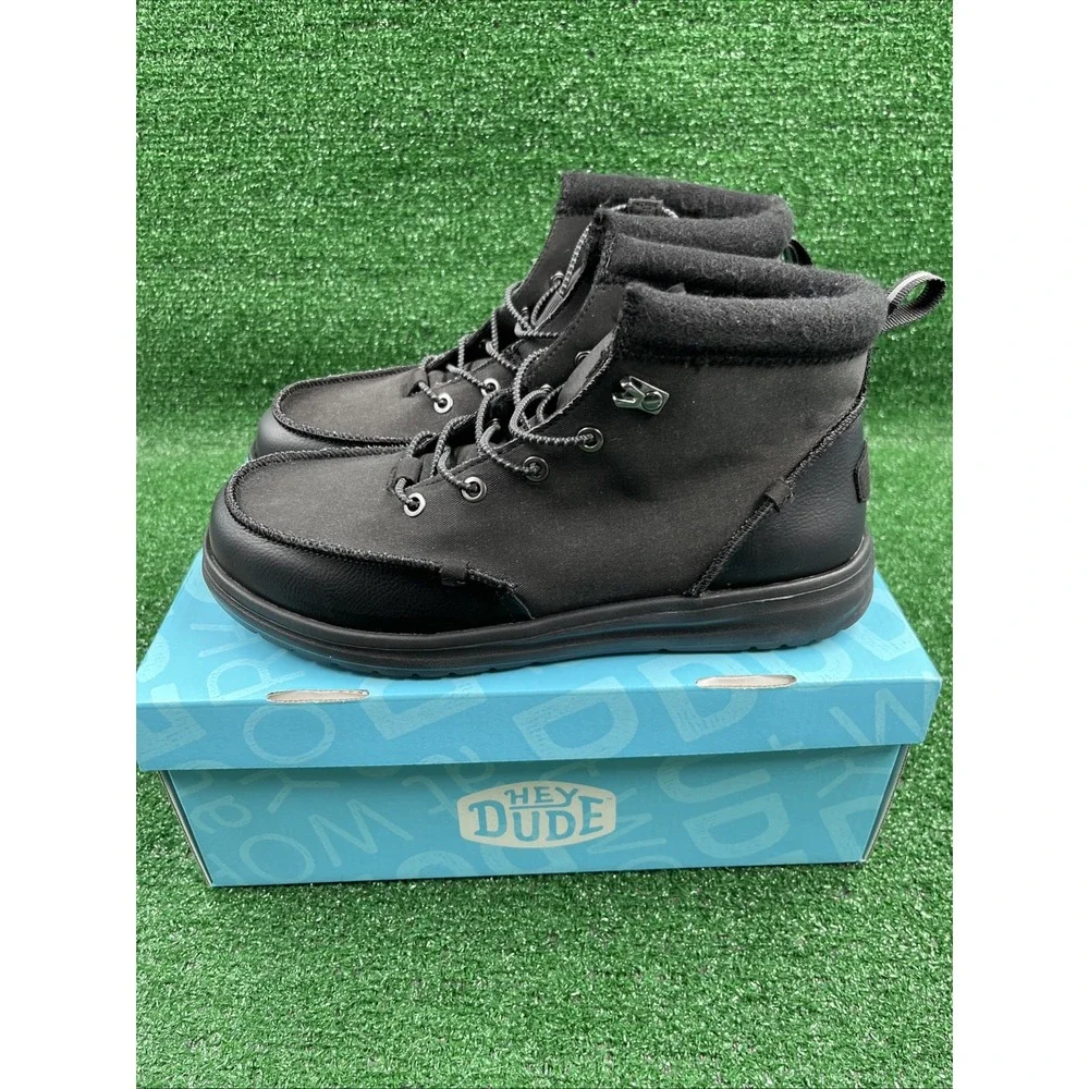 Hey Dude Bradley Work CE Boot Black Mens Size 9 New In Box